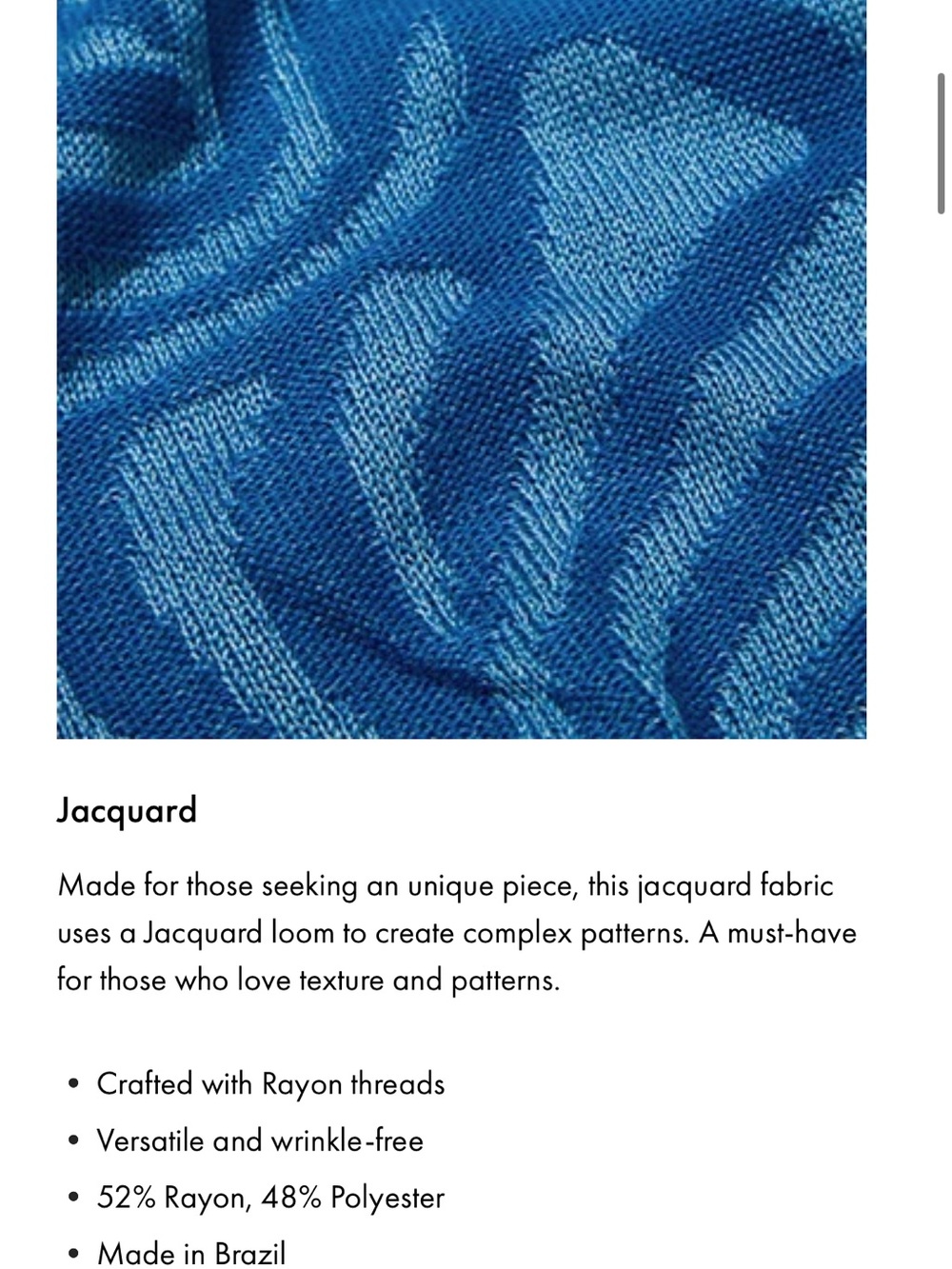 Vix Jacquard Tri Top Neptune Sz L NWT - Picture 5 of 8